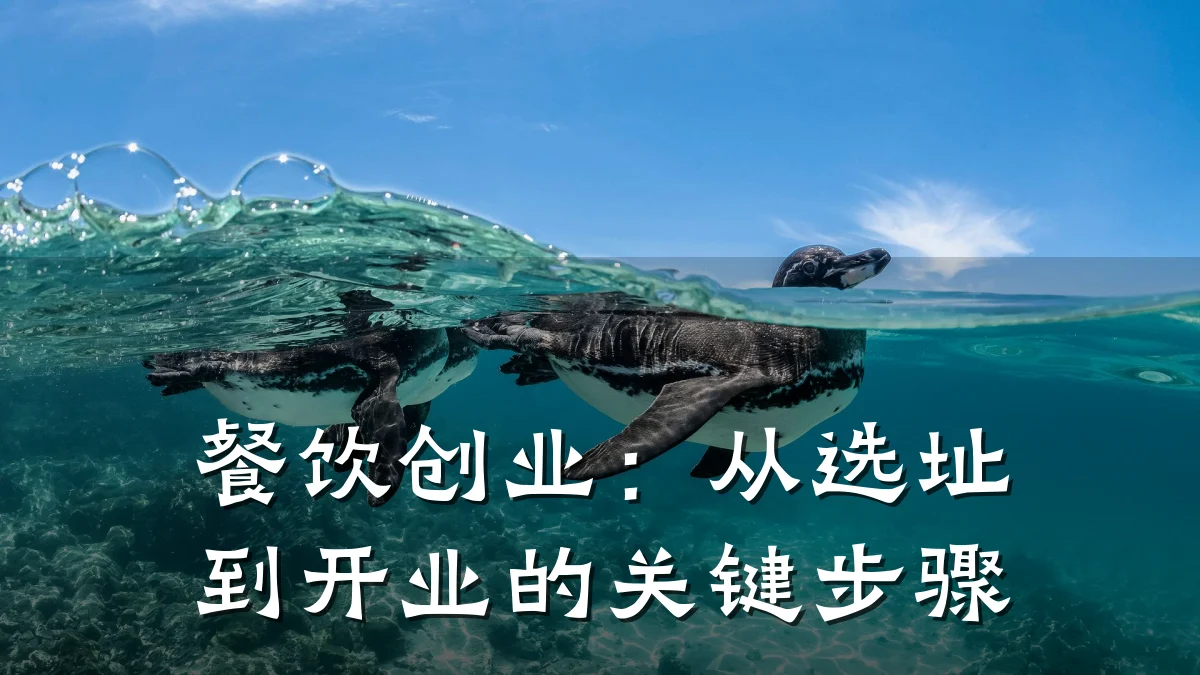餐饮创业：从选址到开业的关键步骤