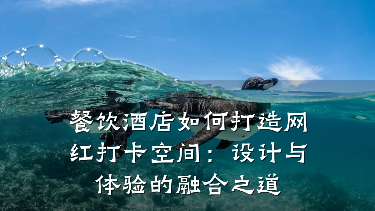 餐饮酒店如何打造网红打卡空间：设计与体验的融合之道