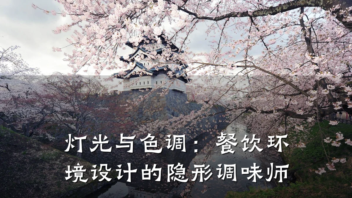灯光与色调：餐饮环境设计的隐形调味师