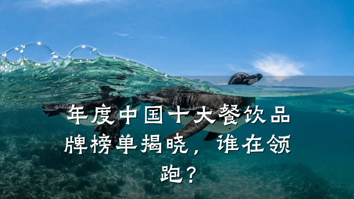 年度中国十大餐饮品牌榜单揭晓，谁在领跑？