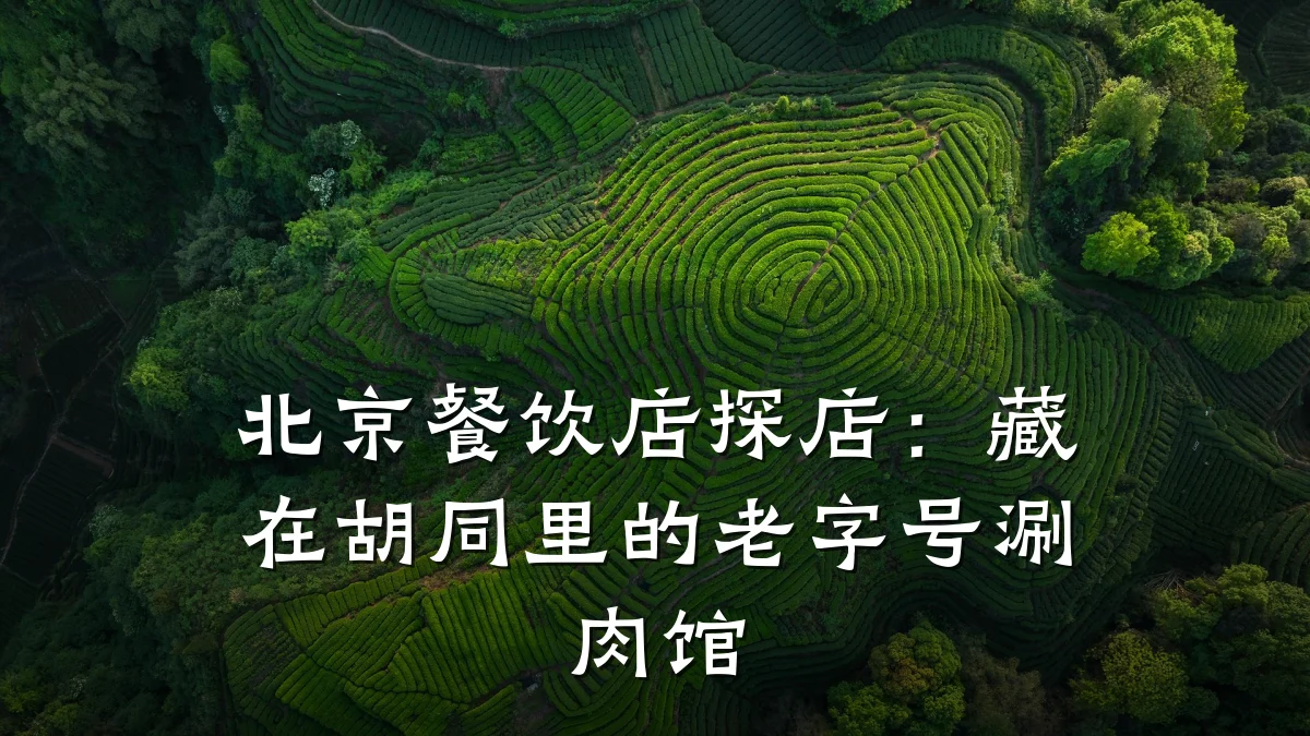 北京餐饮店探店：藏在胡同里的老字号涮肉馆