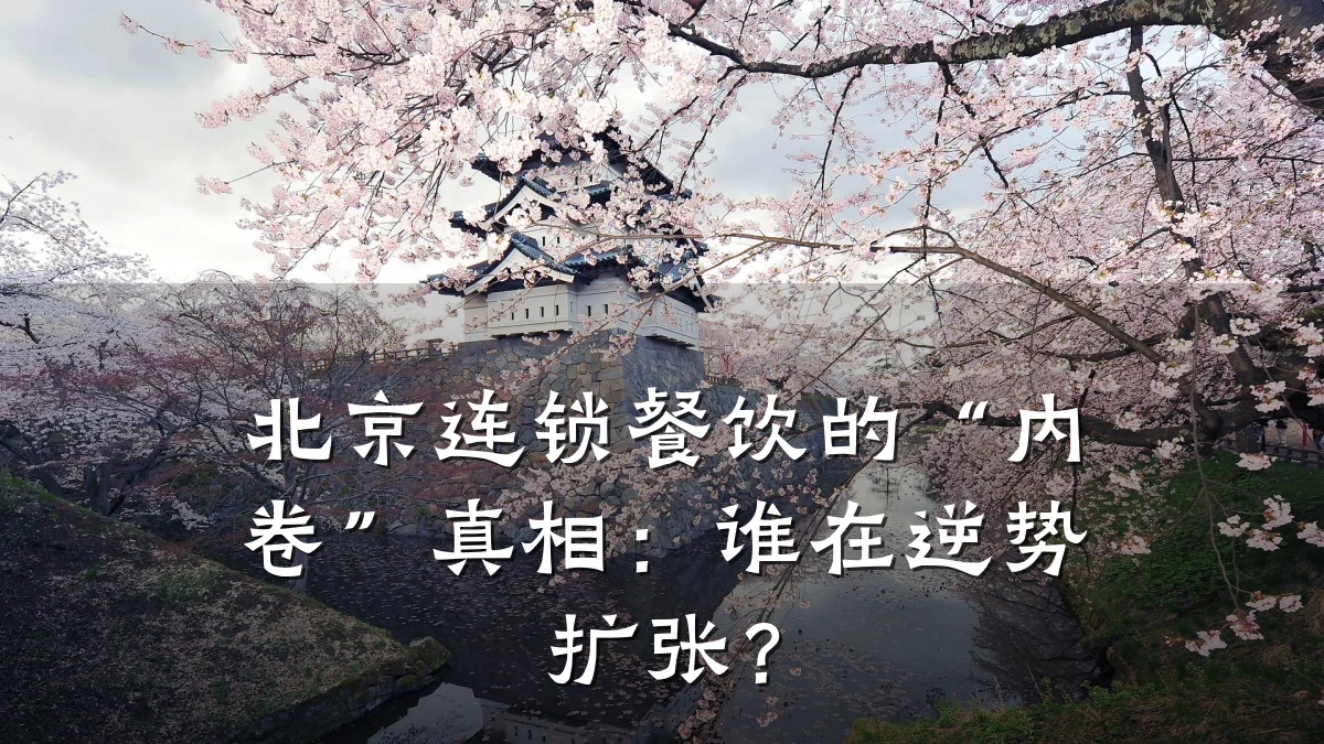 北京连锁餐饮的“内卷”真相：谁在逆势扩张？