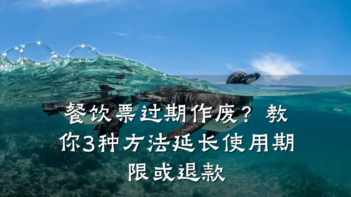 餐饮票过期作废？教你3种方法延长使用期限或退款