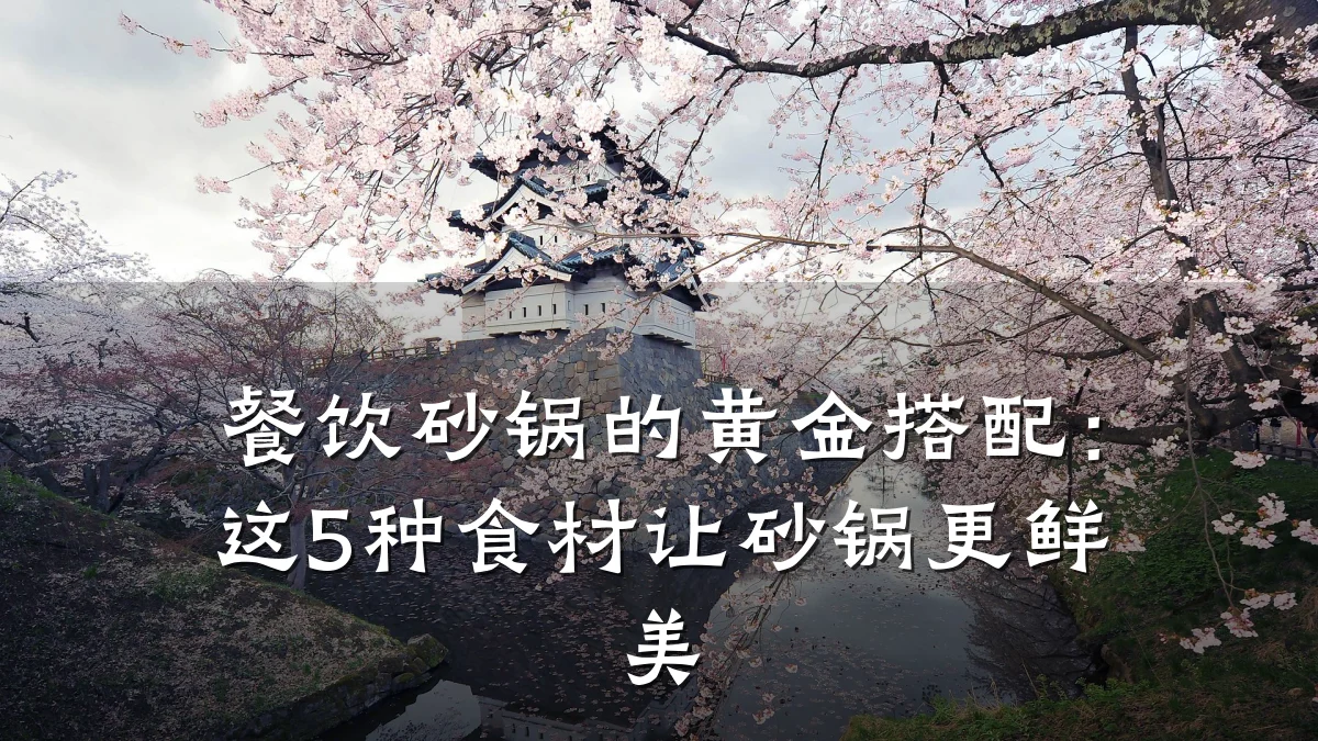 餐饮砂锅的黄金搭配:这5种食材让砂锅更鲜美