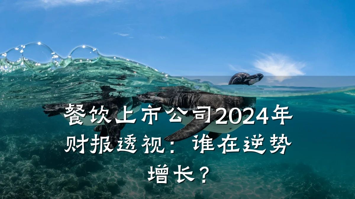 餐饮上市公司2024年财报透视：谁在逆势增长？