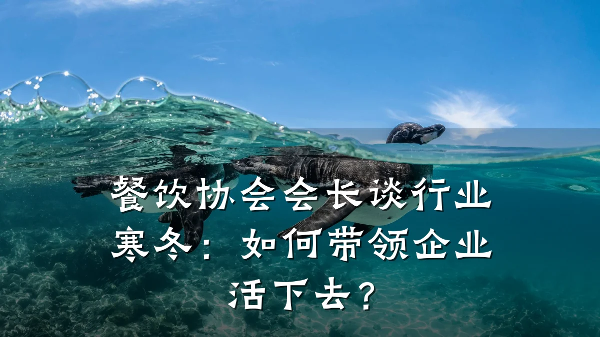 餐饮协会会长谈行业寒冬：如何带领企业活下去？