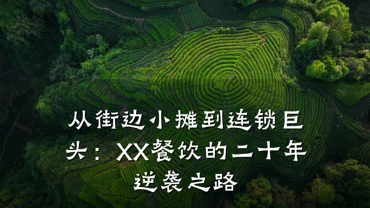 从街边小摊到连锁巨头：XX餐饮的二十年逆袭之路
