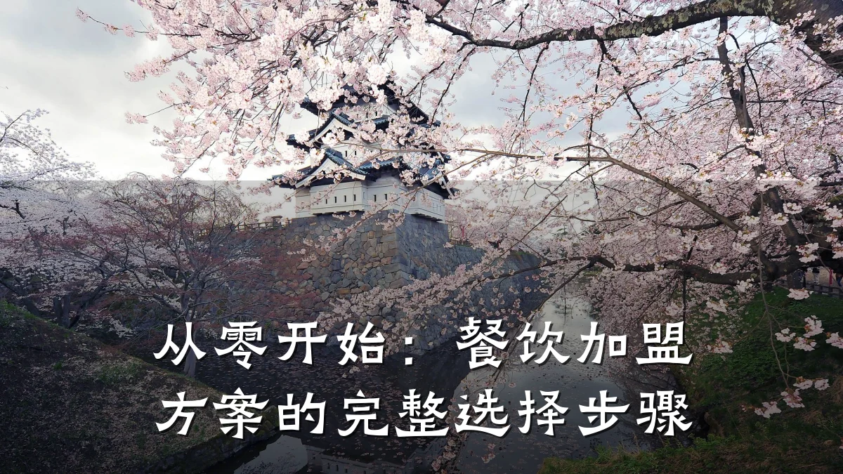 从零开始：餐饮加盟方案的完整选择步骤