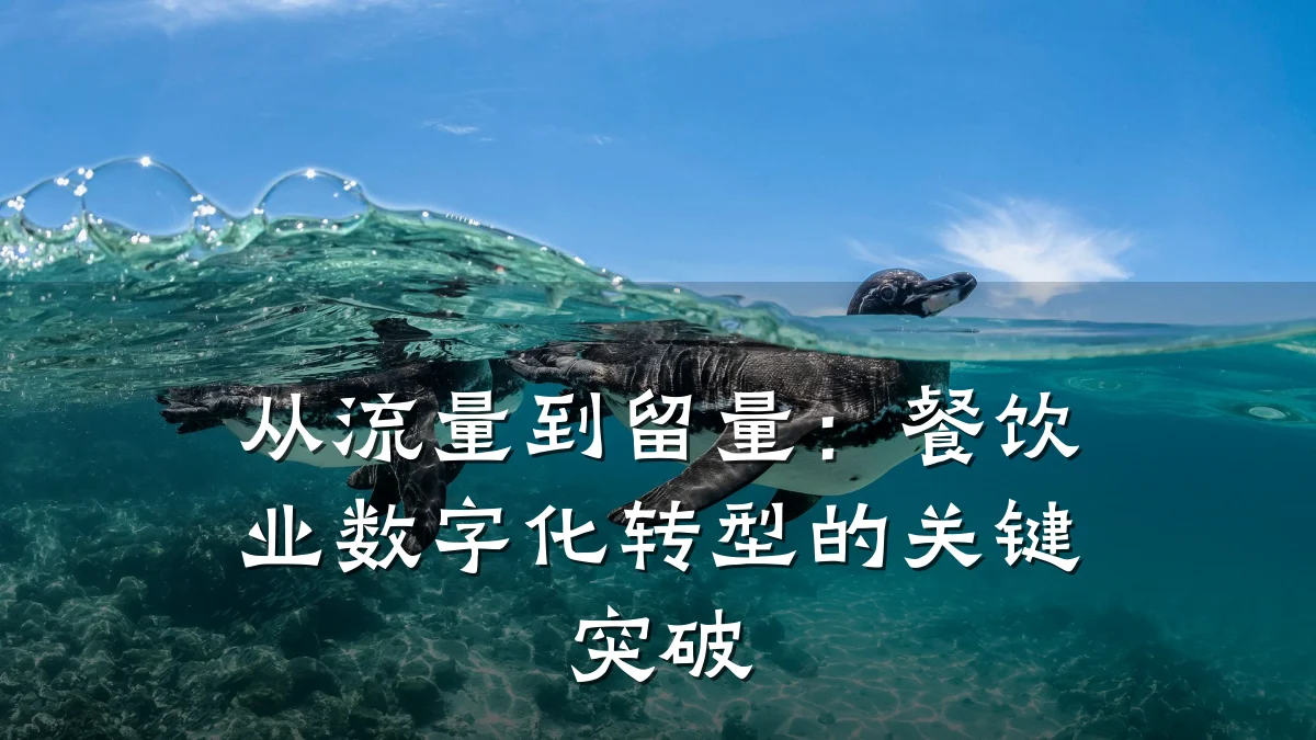 从流量到留量:餐饮业数字化转型的关键突破