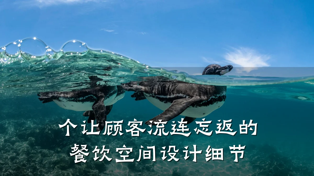 个让顾客流连忘返的餐饮空间设计细节