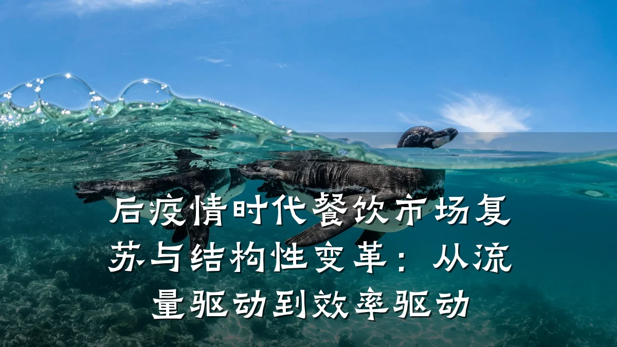 后疫情时代餐饮市场复苏与结构性变革：从流量驱动到效率驱动