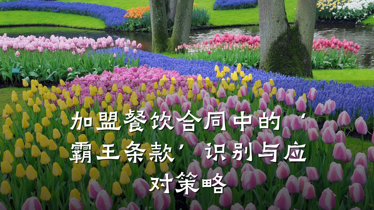 加盟餐饮合同中的‘霸王条款’识别与应对策略