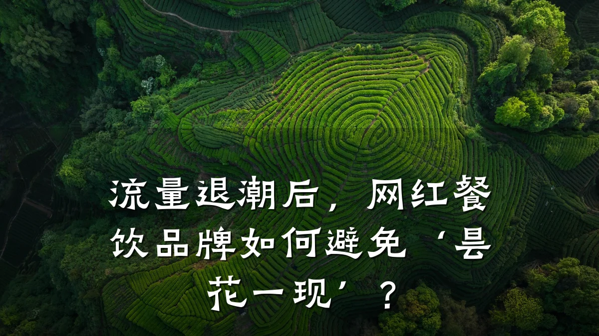 流量退潮后，网红餐饮品牌如何避免‘昙花一现’？