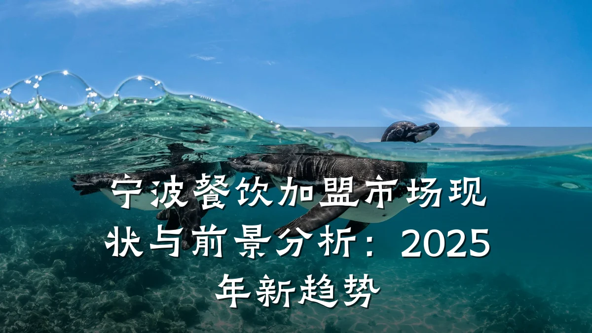 宁波餐饮加盟市场现状与前景分析：2025年新趋势