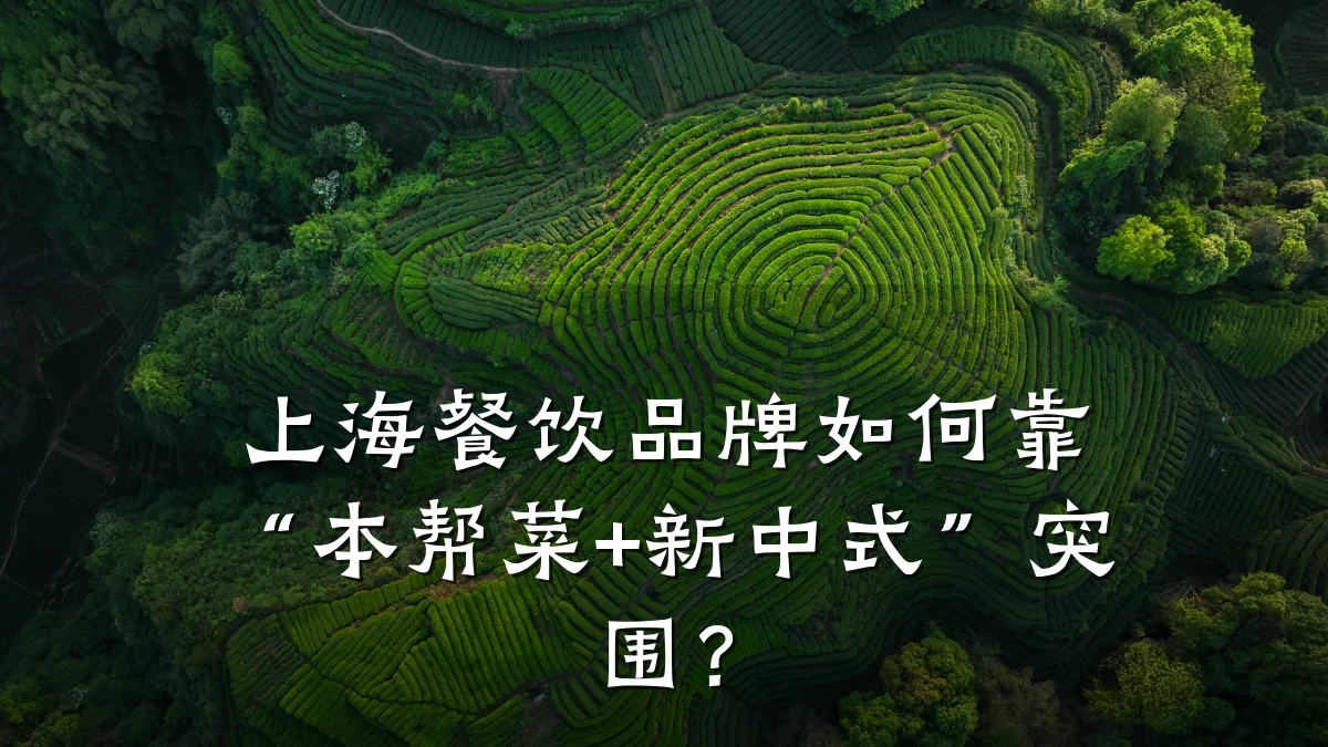 上海餐饮品牌如何靠“本帮菜+新中式”突围？