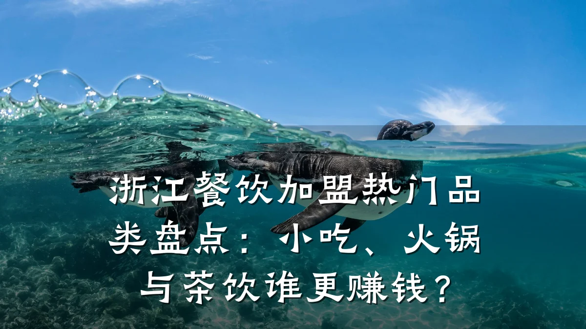 浙江餐饮加盟热门品类盘点：小吃、火锅与茶饮谁更赚钱？