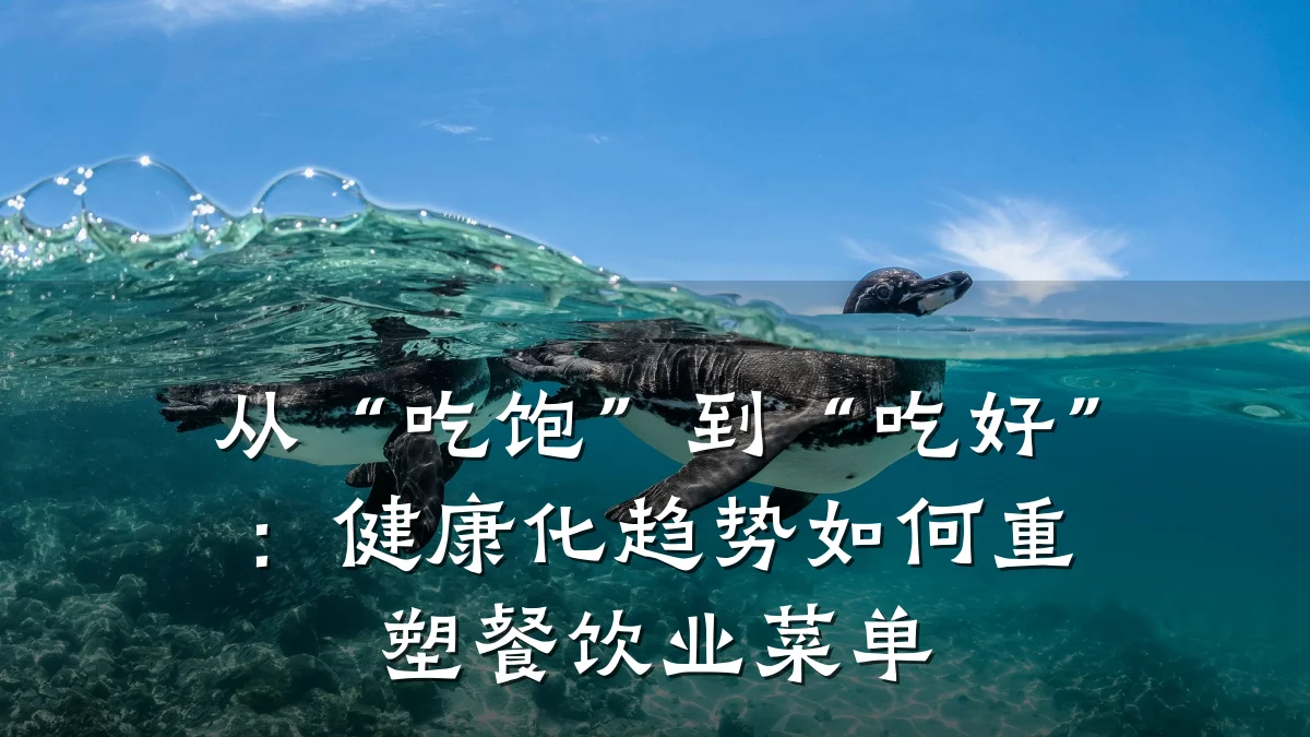 从“吃饱”到“吃好”:健康化趋势如何重塑餐饮业菜单