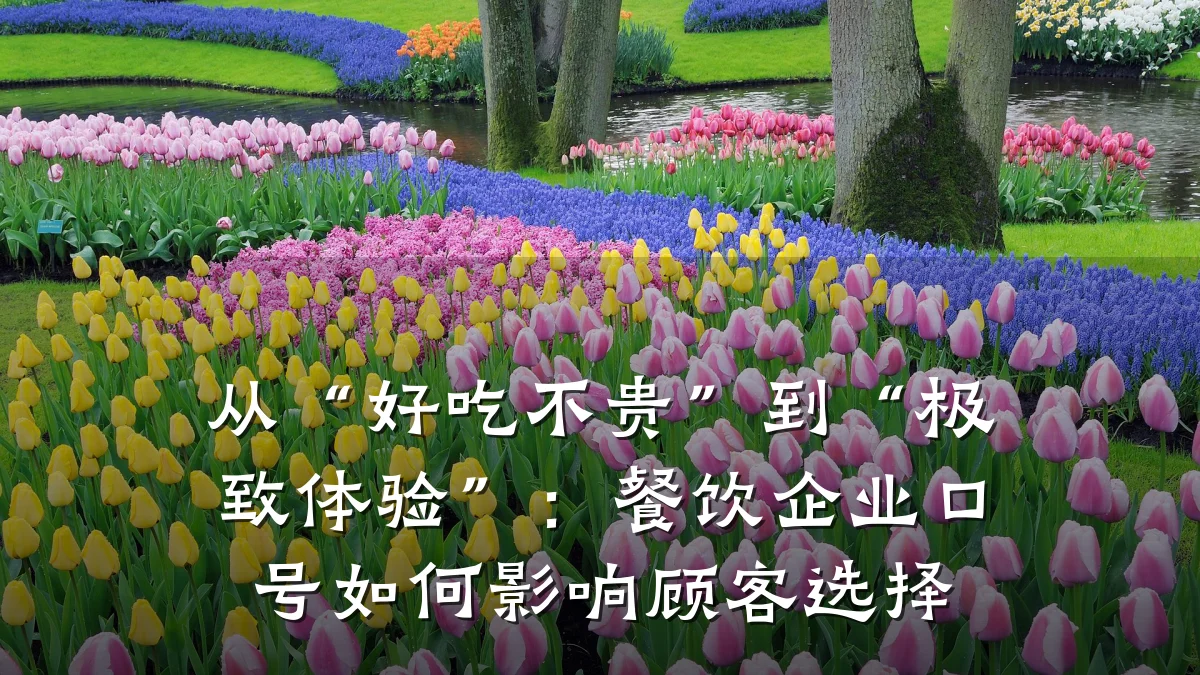 从“好吃不贵”到“极致体验”:餐饮企业口号如何影响顾客选择