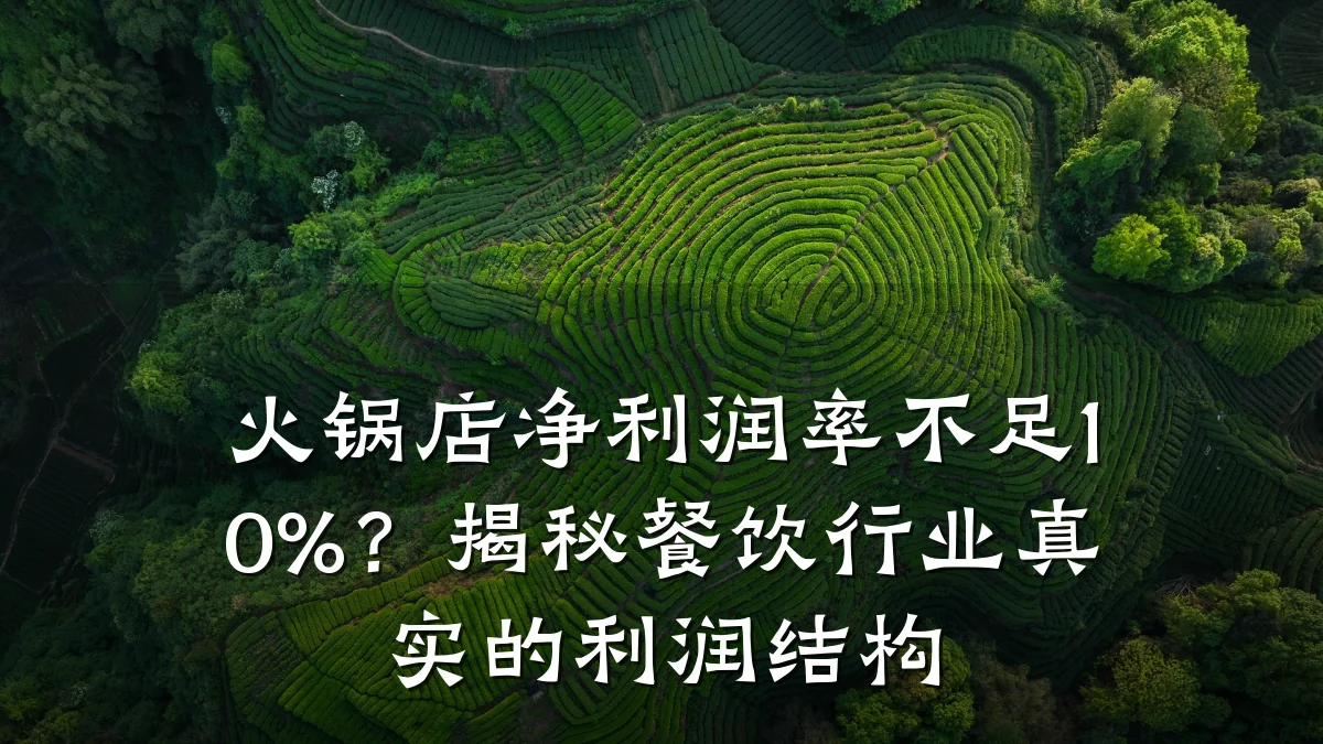 火锅店净利润率不足10%?揭秘餐饮行业真实的利润结构