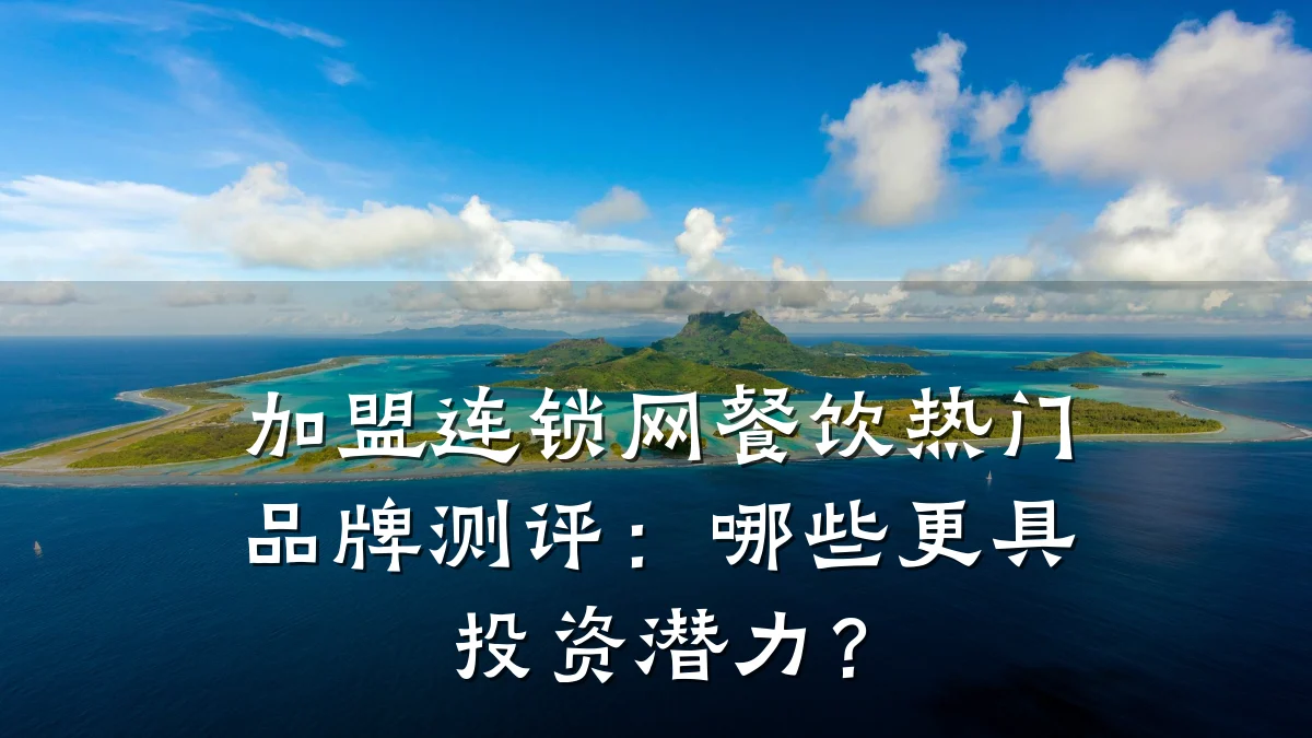加盟连锁网餐饮热门品牌测评:哪些更具投资潜力?