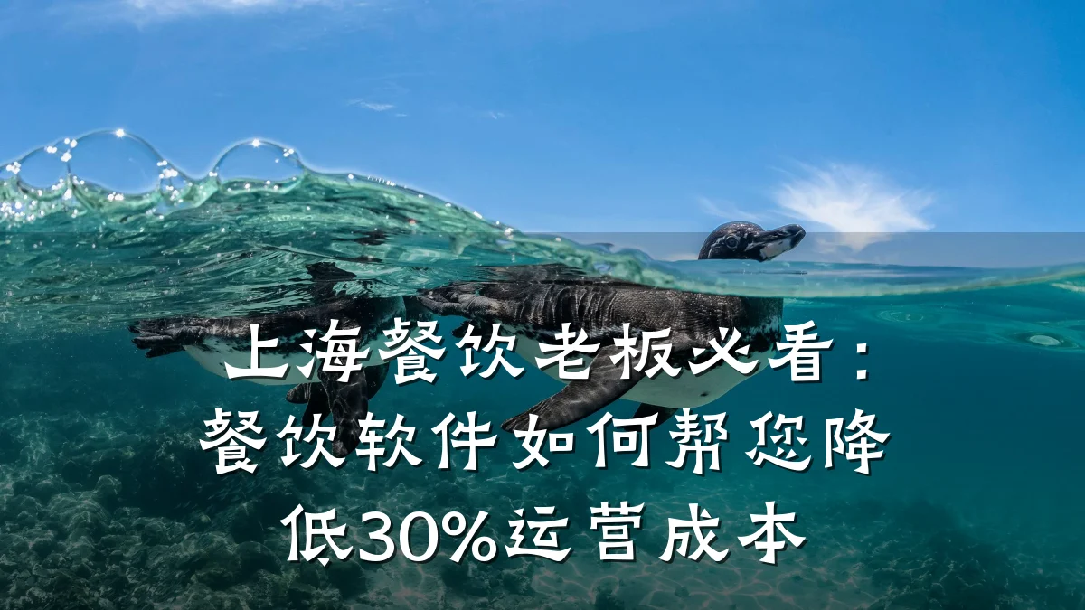上海餐饮老板必看：餐饮软件如何帮您降低30%运营成本