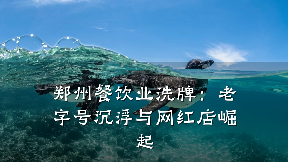 郑州餐饮业洗牌:老字号沉浮与网红店崛起