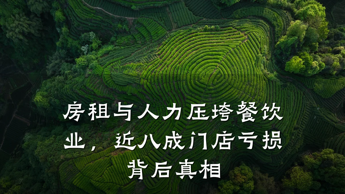 房租与人力压垮餐饮业，近八成门店亏损背后真相