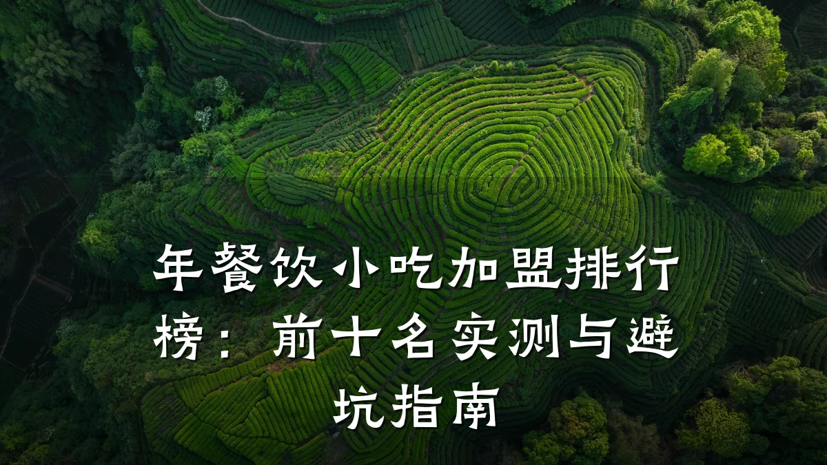 年餐饮小吃加盟排行榜：前十名实测与避坑指南