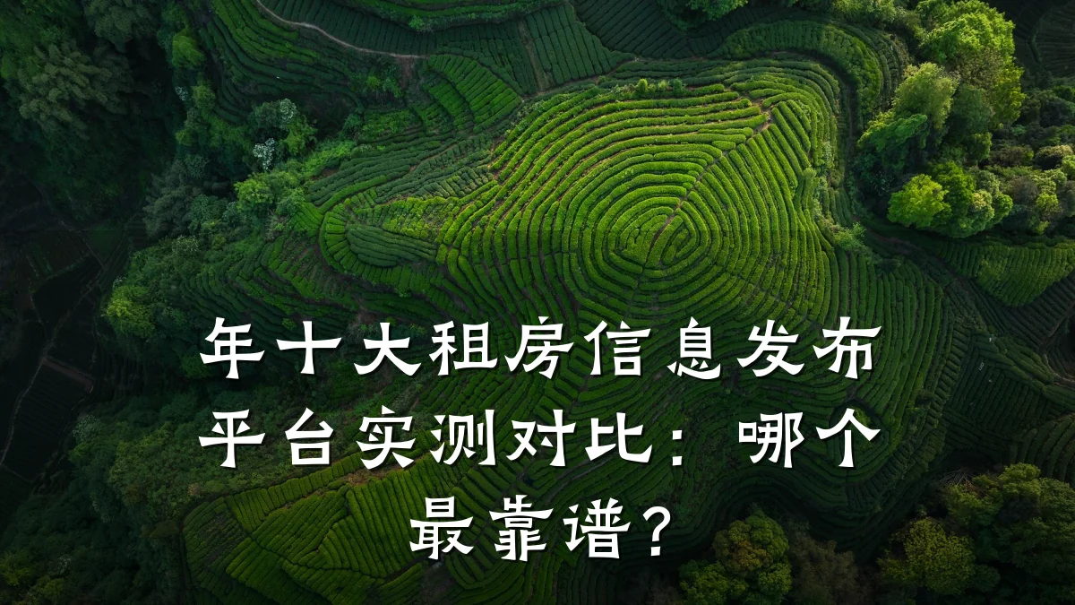 年十大租房信息发布平台实测对比:哪个最靠谱?