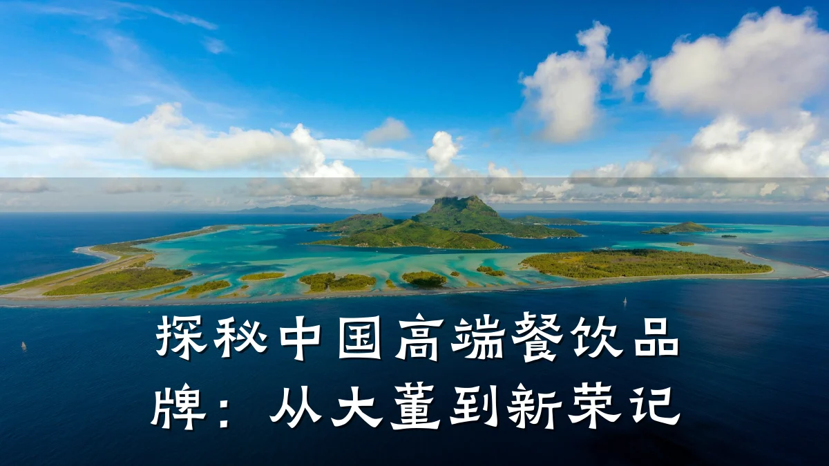 探秘中国高端餐饮品牌：从大董到新荣记