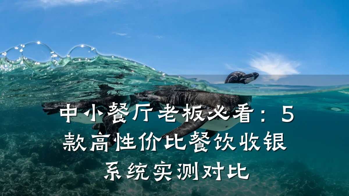 中小餐厅老板必看：5款高性价比餐饮收银系统实测对比