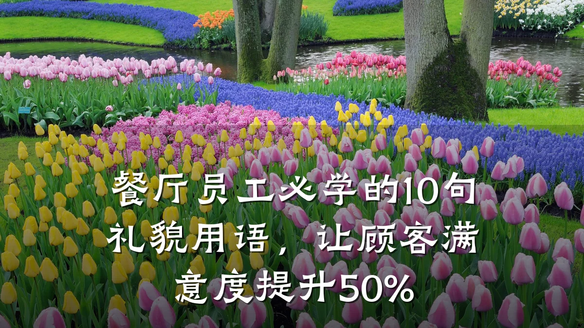 餐厅员工必学的10句礼貌用语，让顾客满意度提升50%