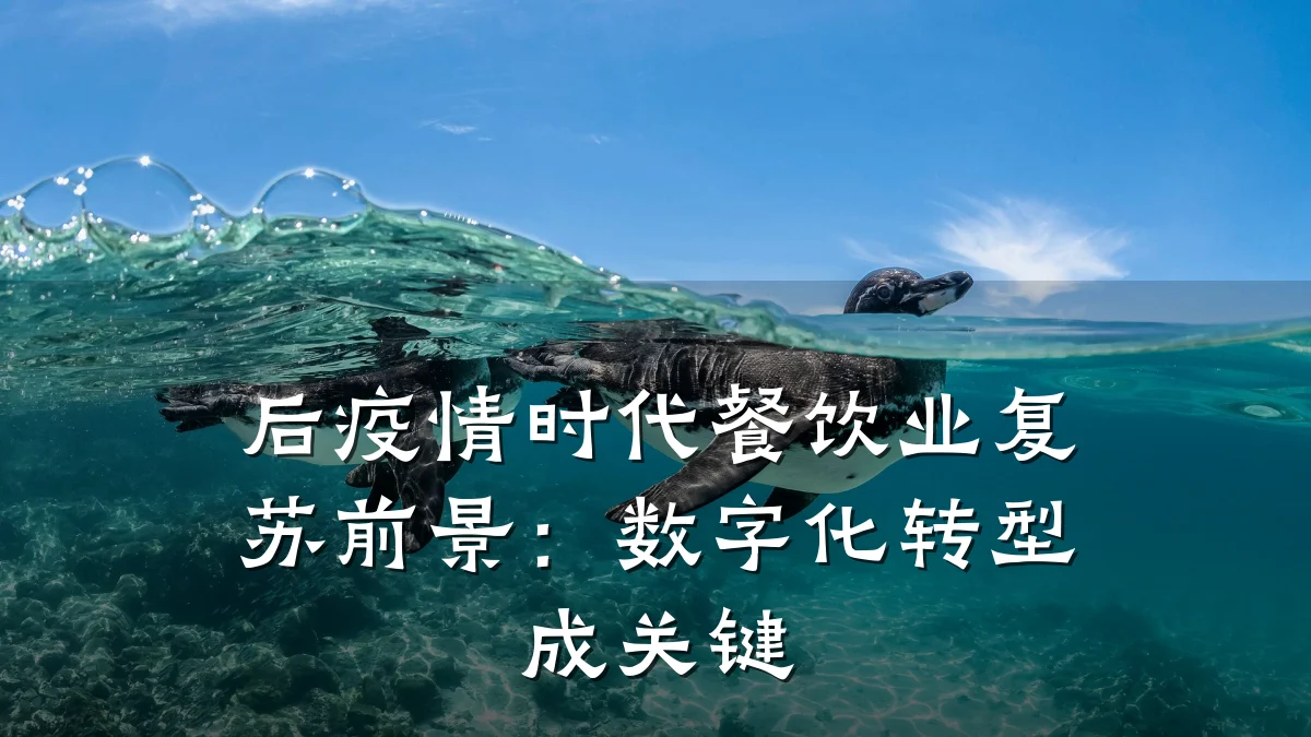 后疫情时代餐饮业复苏前景：数字化转型成关键