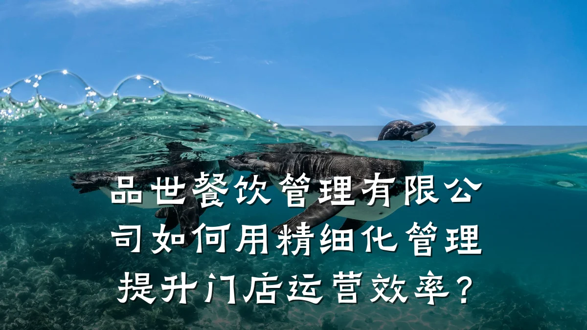 品世餐饮管理有限公司如何用精细化管理提升门店运营效率？