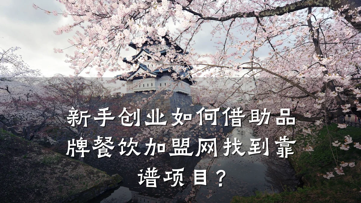 新手创业如何借助品牌餐饮加盟网找到靠谱项目？