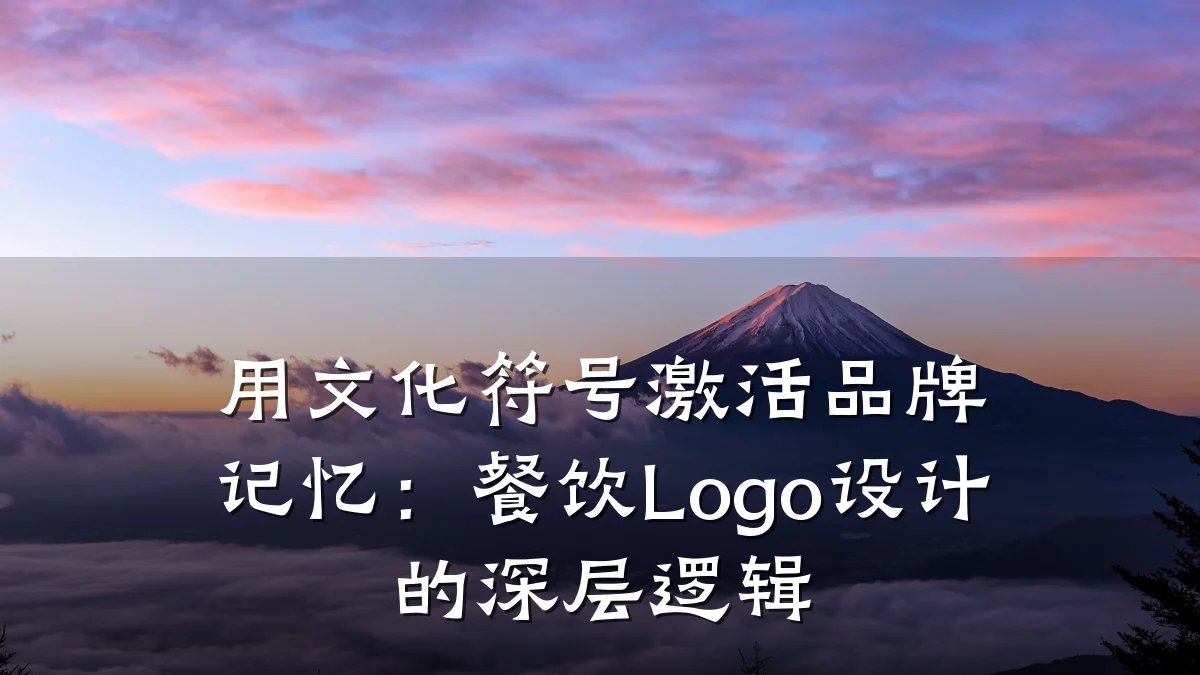 用文化符号激活品牌记忆：餐饮Logo设计的深层逻辑