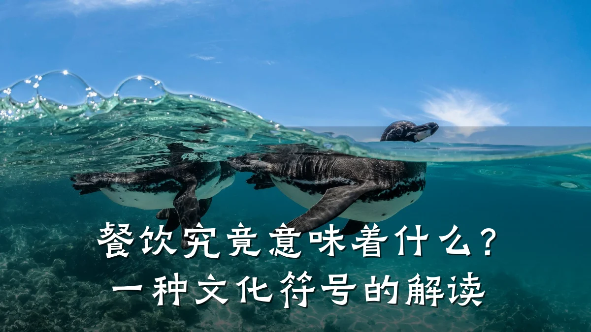餐饮究竟意味着什么？一种文化符号的解读