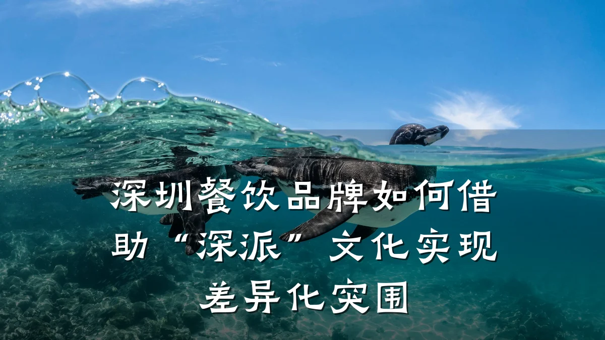 深圳餐饮品牌如何借助“深派”文化实现差异化突围