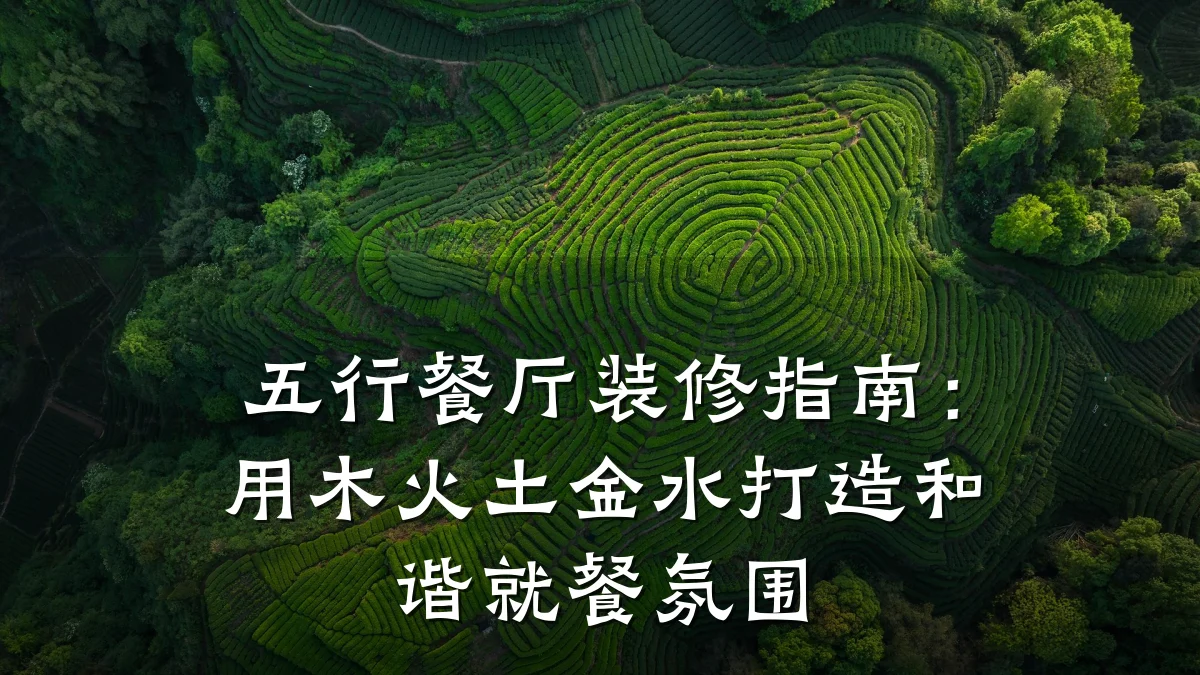 五行餐厅装修指南：用木火土金水打造和谐就餐氛围