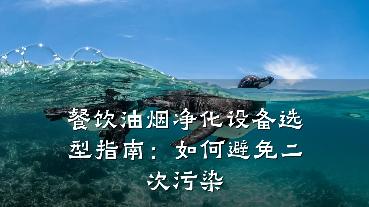 餐饮油烟净化设备选型指南：如何避免二次污染