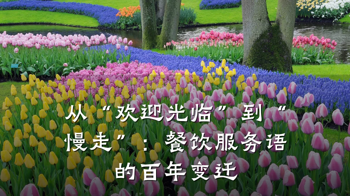 从“欢迎光临”到“慢走”：餐饮服务语的百年变迁