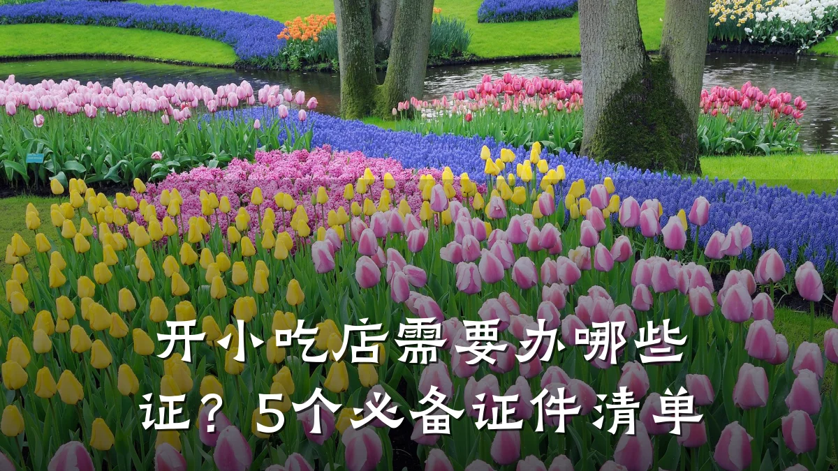 开小吃店需要办哪些证?5个必备证件清单