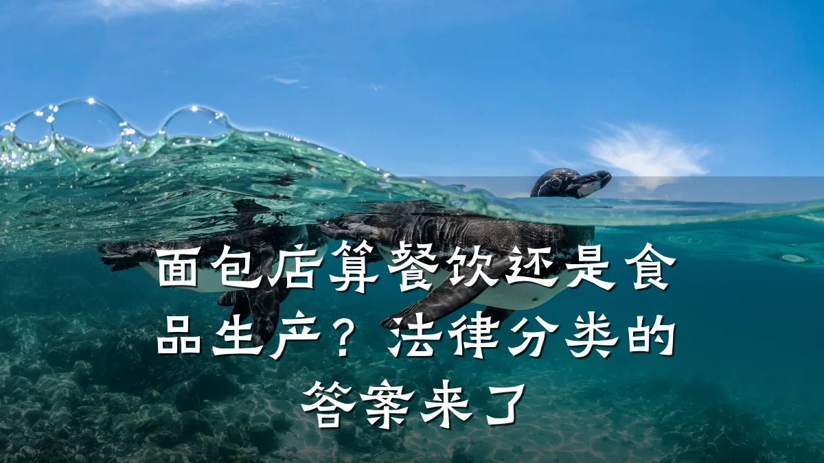 面包店算餐饮还是食品生产？法律分类的答案来了