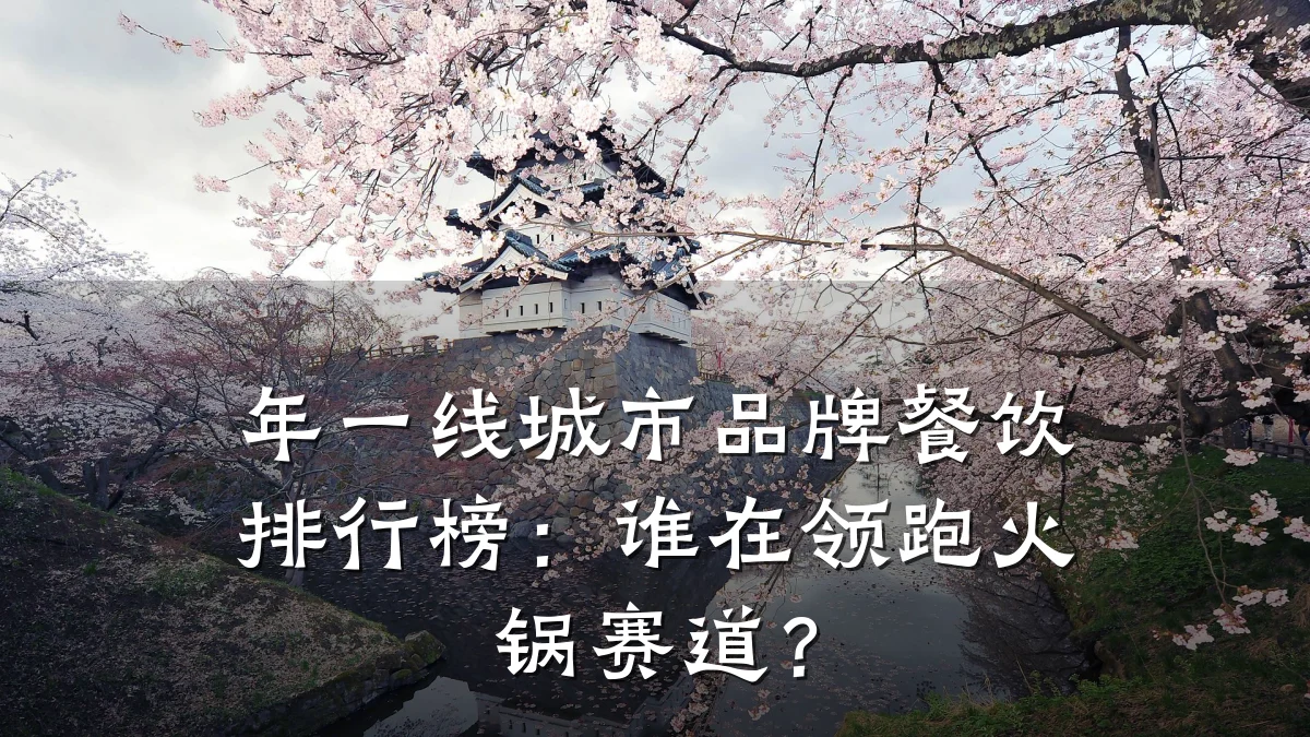 年一线城市品牌餐饮排行榜：谁在领跑火锅赛道？