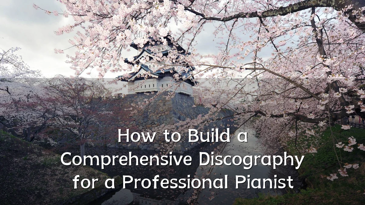 How to Build a Comprehensive Discography for a Professional Pianist