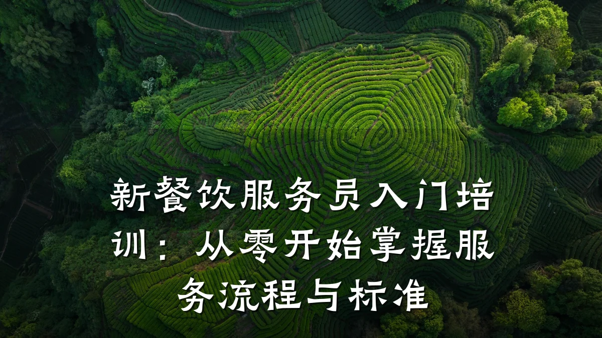 新餐饮服务员入门培训：从零开始掌握服务流程与标准