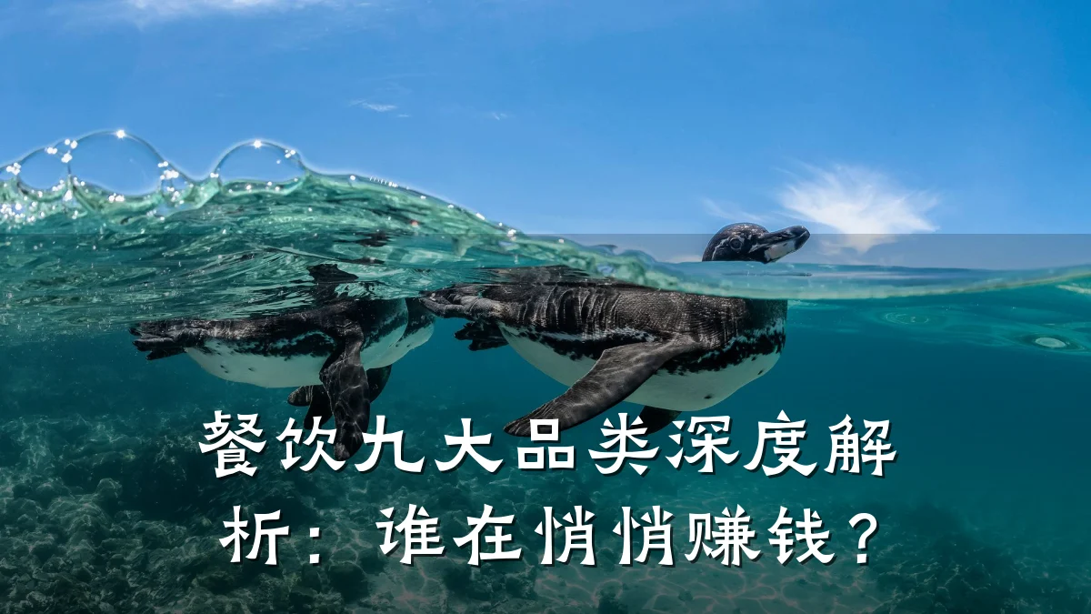餐饮九大品类深度解析：谁在悄悄赚钱？