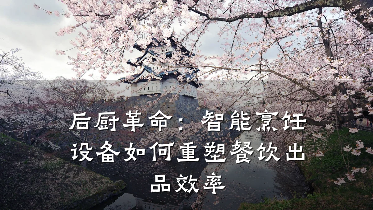 后厨革命：智能烹饪设备如何重塑餐饮出品效率