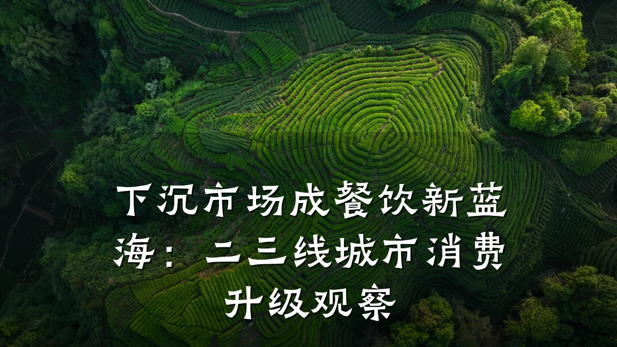 下沉市场成餐饮新蓝海：二三线城市消费升级观察
