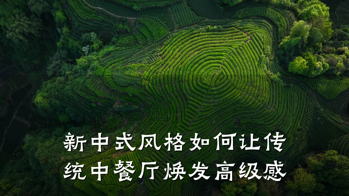 新中式风格如何让传统中餐厅焕发高级感
